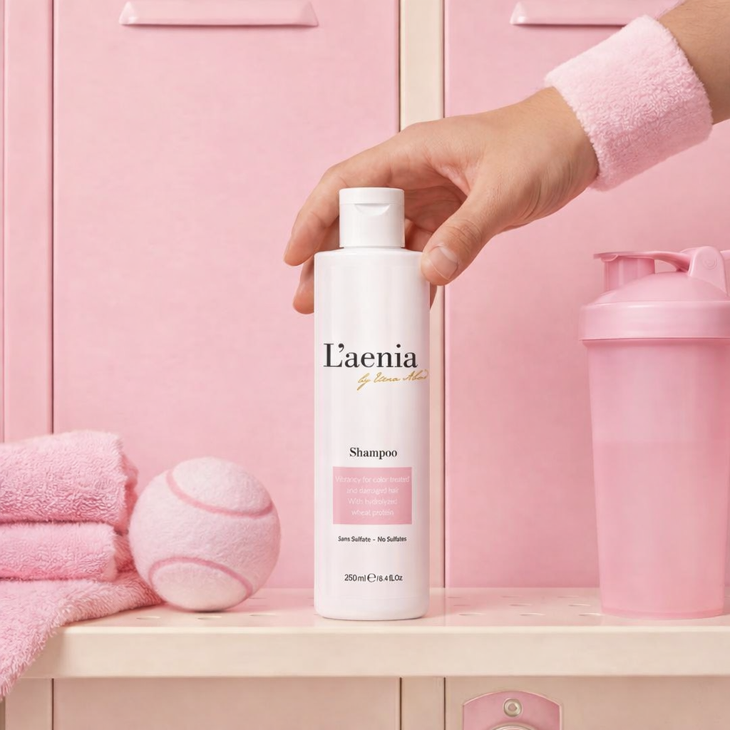 Шампоан L’aenia.eu против косопад и за растеж на косата – грижа за скалпа, укрепване и сгъстяване на косата